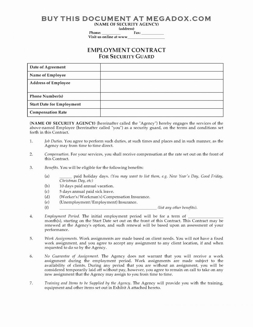 Live In Caregivert Form Elegant Employee Agreement Samples Template Caregiver Contract