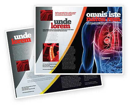 Lung Cancer Brochure Template Design And Layout Download Now 08239