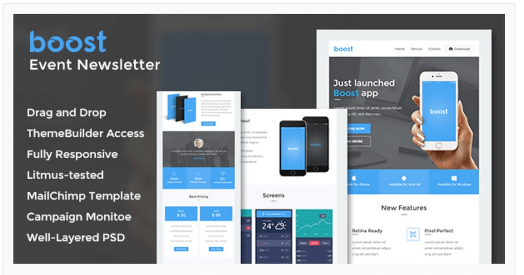 Mailchimp Newsletter Templates Free Download Top 25 Paid Responsive