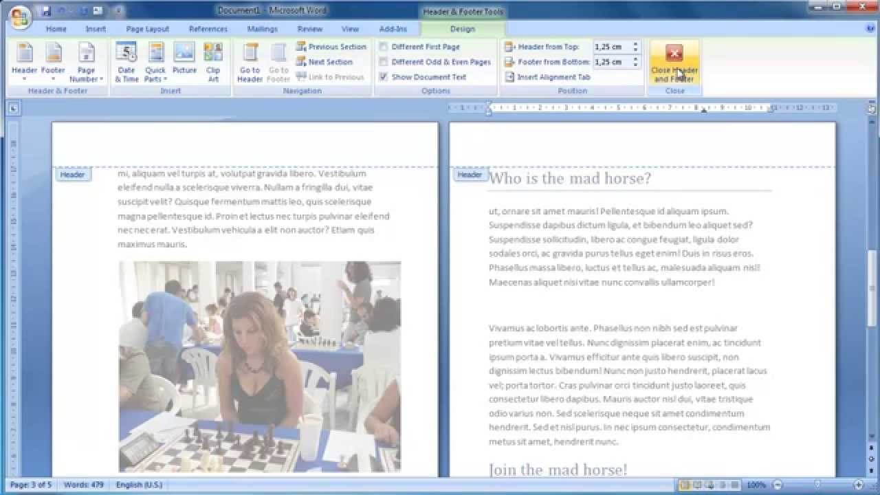 Make A Booklet From Scratch In Word 2007 YouTube Brochure