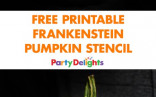 Make Pumpkin Carving Easy With This Free Printable Frankenstein Patterns