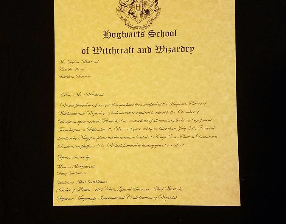 Make Your Own Hogwarts Acceptance Letter Diploma
