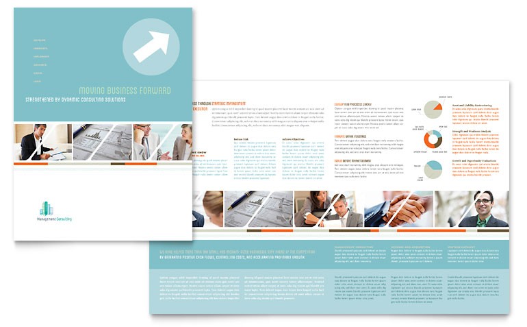 Management Consulting Brochure Template Word