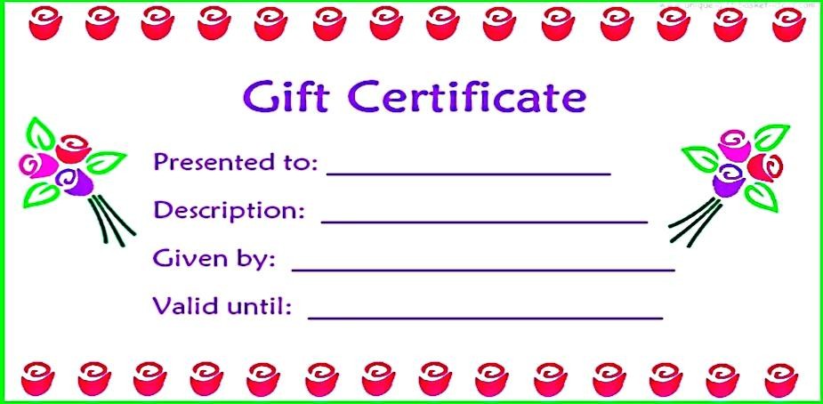 Gift Certificate Pedicure Template Word / 10+ Holiday Gift Certificate