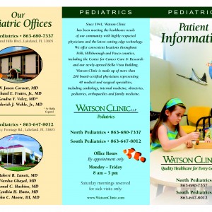 Medical Office Brochure Samples Zrom Tk Pediatric Templates