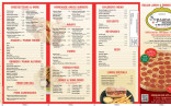 Menu Soprano S Pizzeria Restaurant Take Out Brochure