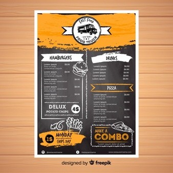 Menu Vectors Photos And PSD Files Free Download Photoshop Template