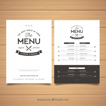 Menu Vectors Photos And PSD Files Free Download Photoshop Template