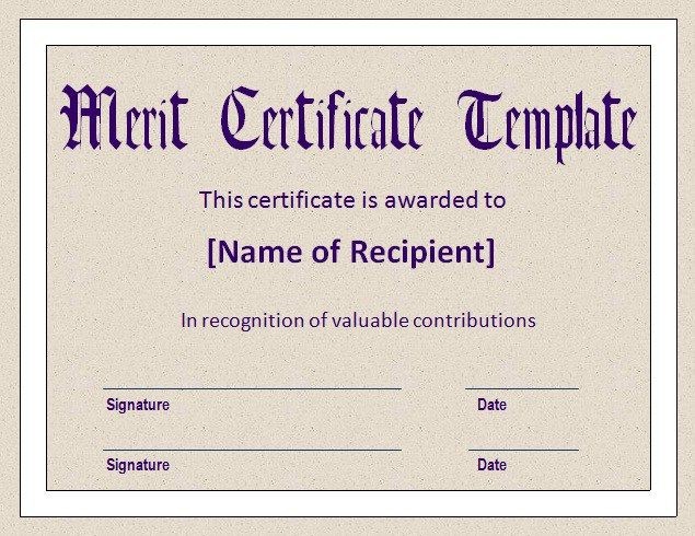 Merit Certificates Demire Agdiffusion Com District Award Of Certificate Template