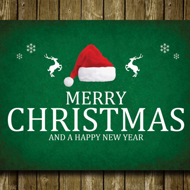 Merry Christmas Card Psd Template For Free Download On