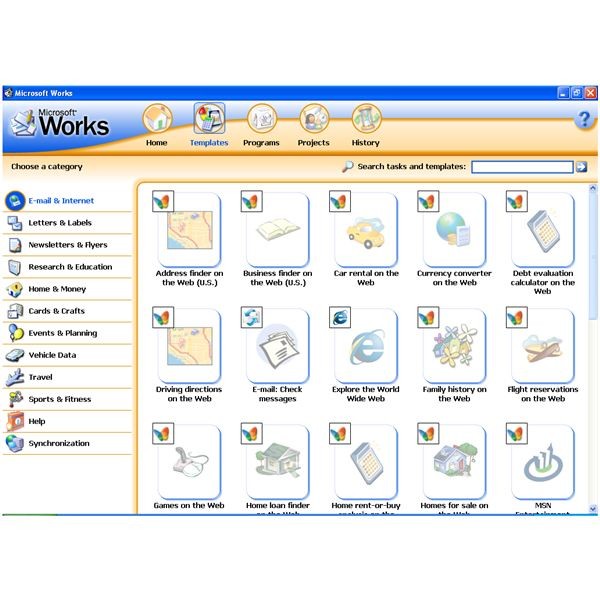 Microsoft Works Templates Download