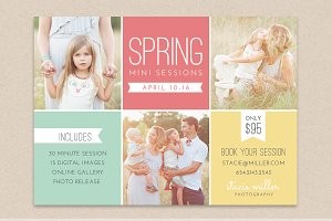 Mini Session Template Photos Graphics Fonts Themes Templates Free Photography