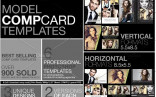 Model Comp Card Kit Flyer Templates Creative Market Template