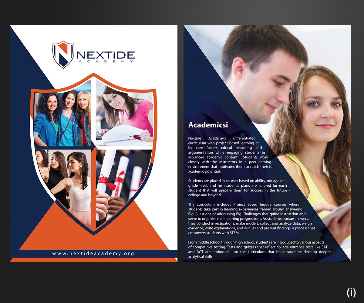 Modern Conservative Education Brochure Design For A Company By School