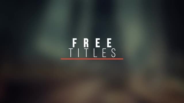 Modern Titles V6 FREE After Effects Templates Motion Array Free