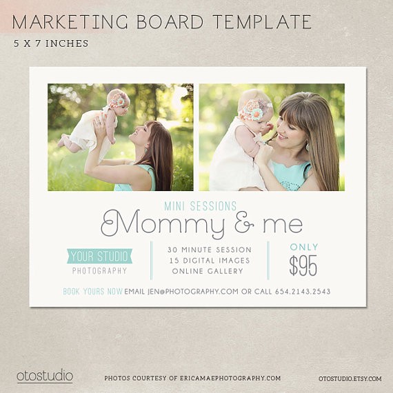 Mother S Day Mini Session Template Marketing Board Mommy Me And