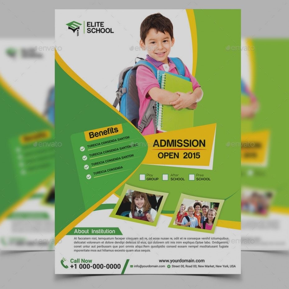 Naveengfx Com Geetha High School Brochure Design Brochures