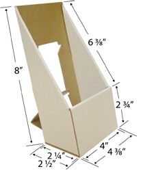 New Tri Fold Brochure Holder Cardboard Template