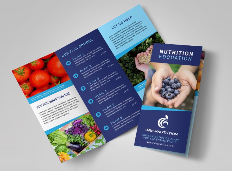 Nutrition Brochure Templates MyCreativeShop Template