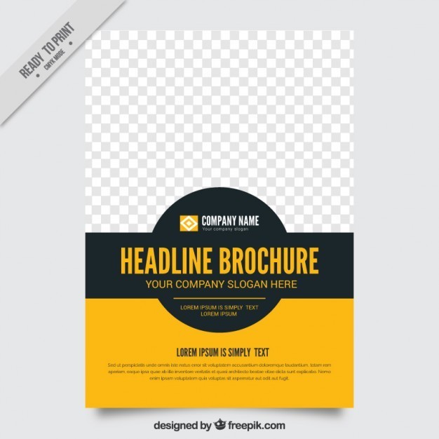 One Page Brochure Templates Austinroofing Us Single Psd