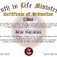 Ordination Certificates For Your Church Minister License Certificate Template