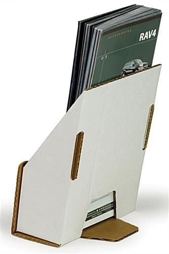 Paper Brochure Holders Cardboard White Holder Template
