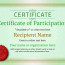 Participation Certificate Templates Free Printable Add Badges Images Of
