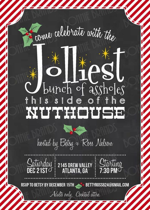 Party Invitations Cool Office Christmas Design Pinterest