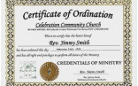 Pastor License Certificate Pretty Free Template Minister