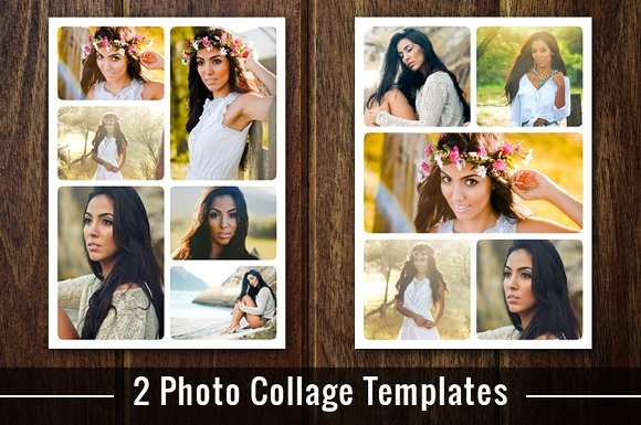 Photo Collage Template Photoshop PSD Flyer Templates Creative Market