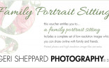 Photography Gift Vouchers GERI SHEPPARD PHOTOGRAPHY Certificate Ideas