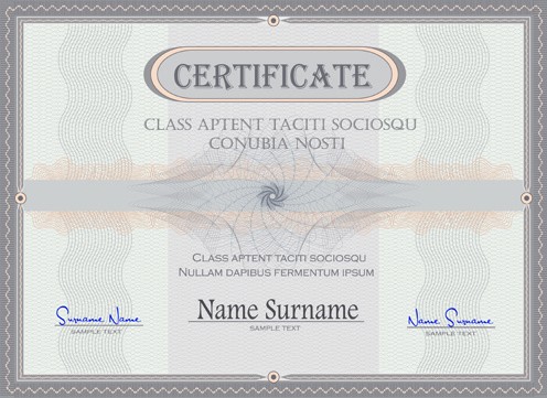 Photoshop Certificate Template Design Eps Free Vector Download