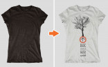 Photoshop Distressed Shirt Mockup Templates Pack T Front And Back