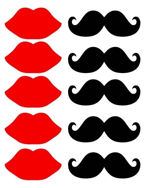 Pin By J K On Art Crafts Pinterest Printables Valentines And Printable Mustache