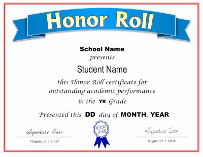 Pin By Jessica Stiefer On Printables Fonts Clipart Pinterest Free Printable Honor Roll Awards