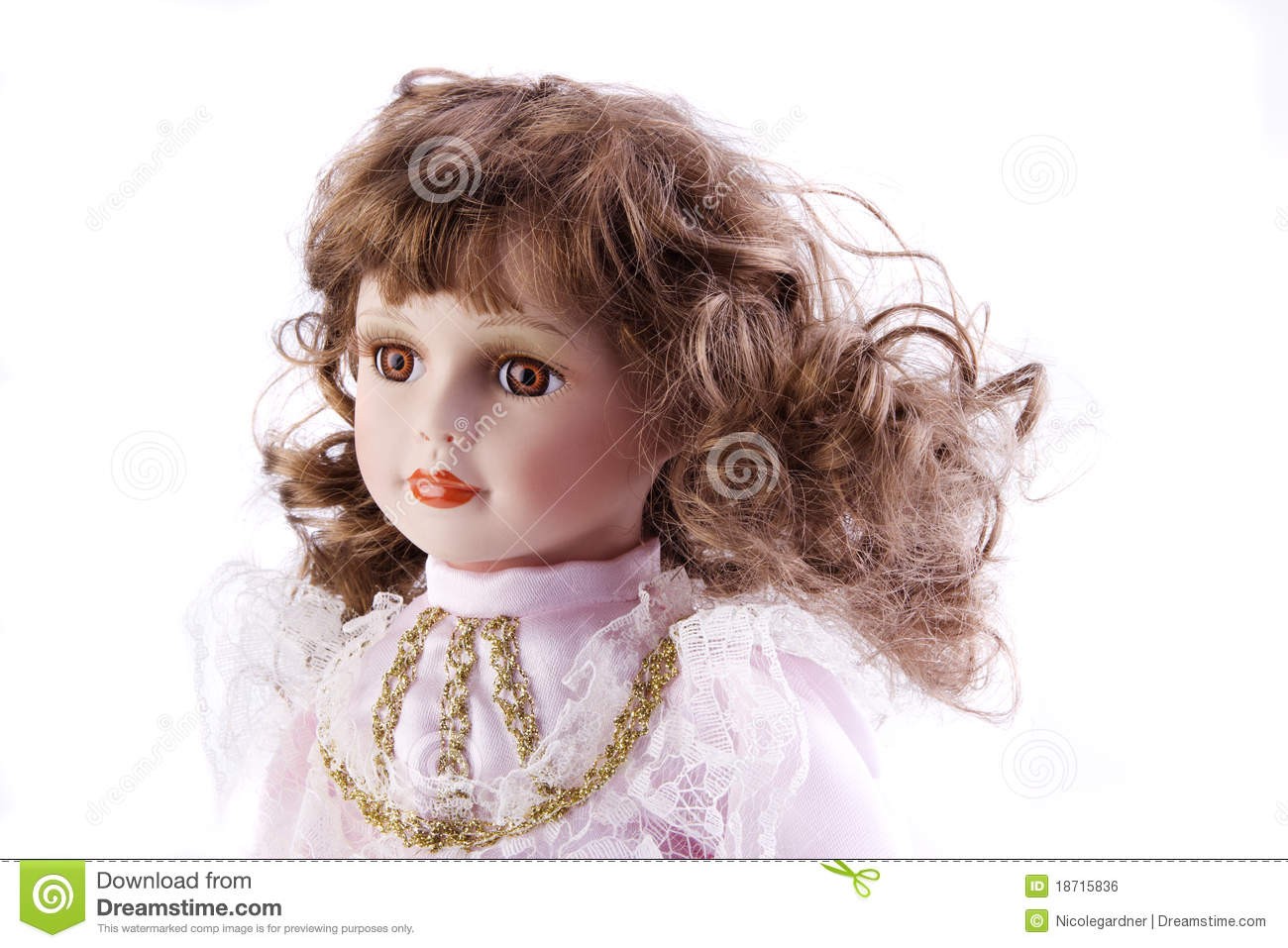 Porcelain Baby Doll Stock Photo Image Of Children Present 18715836 Download