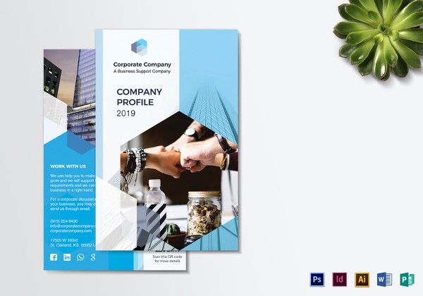 Powerpoint Business Brochure Templates Com Pamphlet Template
