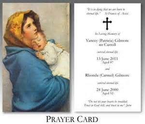 Prayer Cards And Folders Obituary