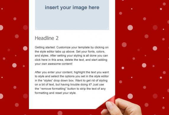 Premium Holiday Email Template For Mailchimp Com Available Free Templates
