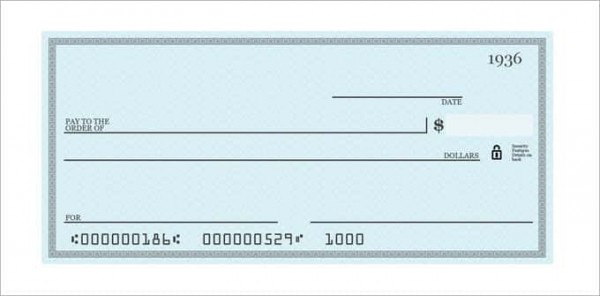 Presentation Cheque Template 26 Blank Check Doc Psd Pdf Free Download