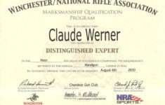 Pretty Nra Certificate Template Images Gallery Best Performance