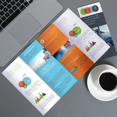 Print Double Gate Fold Brochures Standard Or Custom Size UPrinting Template Indesign
