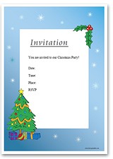 Printable Christmas Party Invitation Free Templates Invitations