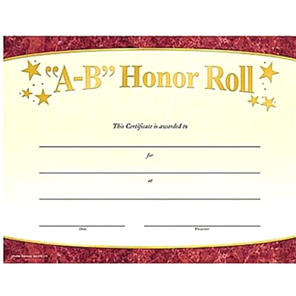 Printable Honor Roll Certificates Zrom Tk Free Certificate Template