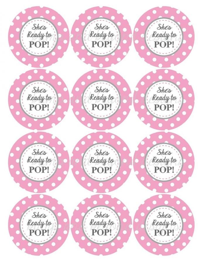 Printable Ready To Pop Baby Shower About Printables