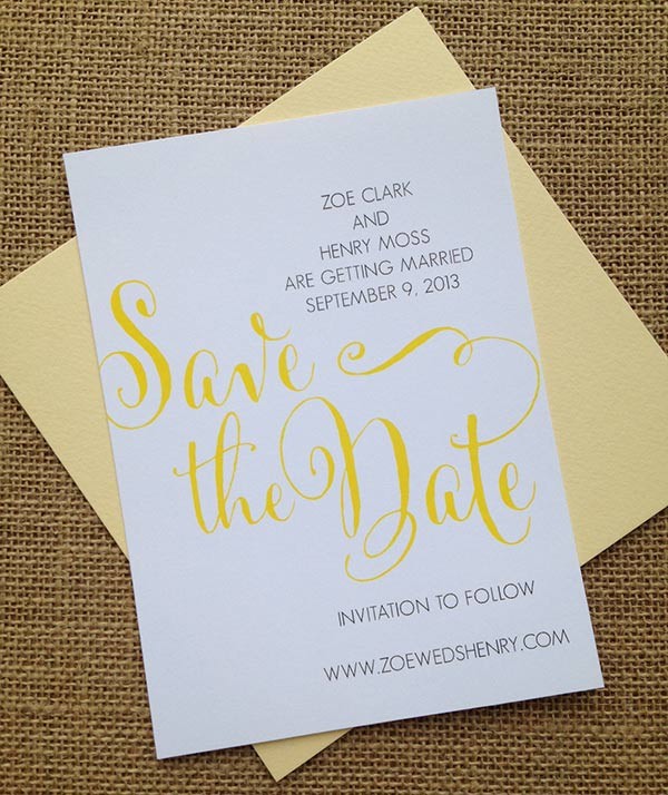 Printable Save The Date Cards