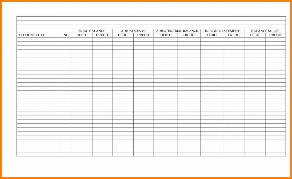 Printable Spreadsheet Templates On Excel