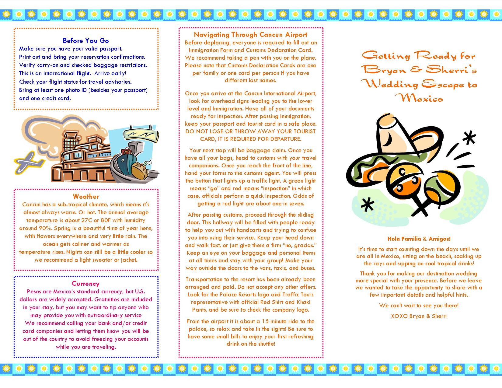 Printable Travel Brochure Template For Kids Perfect Brochures