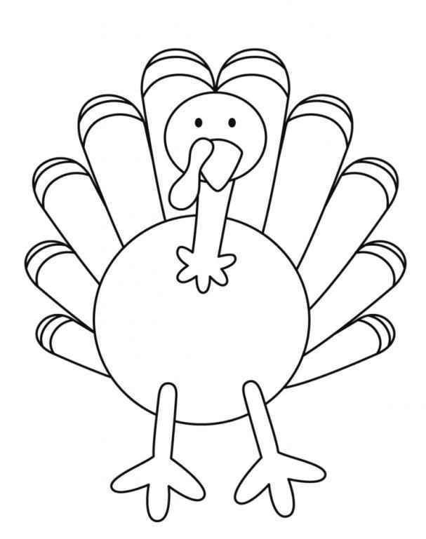 Printable Turkey Template carlynstudio us
