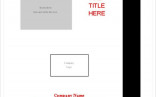 Project First Page Design Zrom Tk Cover Template Free Download